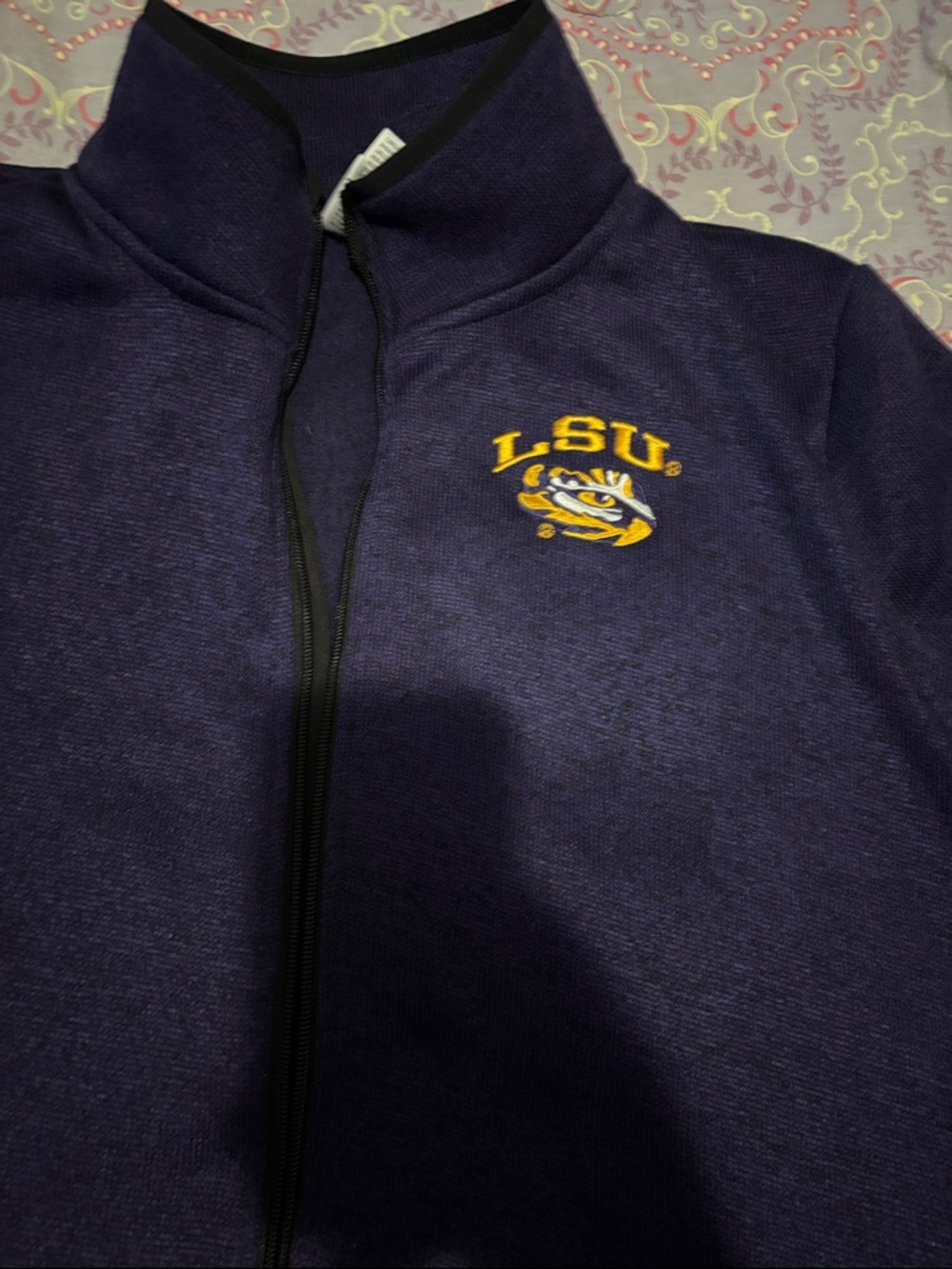 LSU Purple Full-Zip Jacket - Picture 9 of 10
